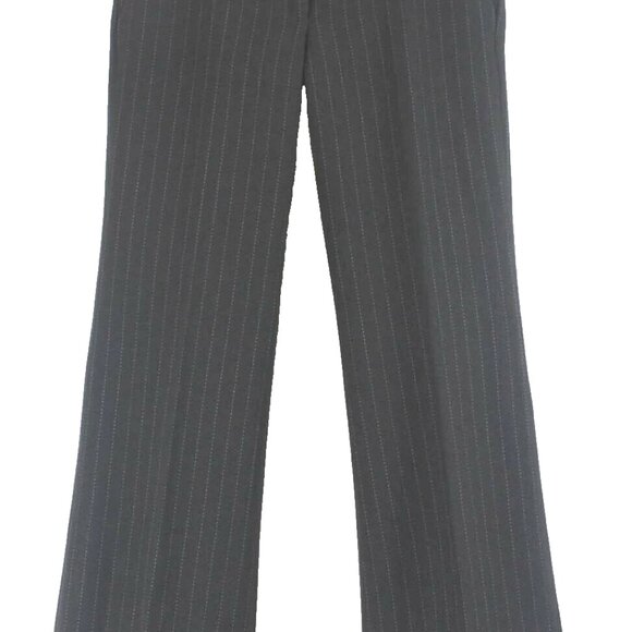 Arden B Sz 2 x 29 Gray Pinstripe Acrylic Polyester Blend Trouser Pant - Picture 3 of 5
